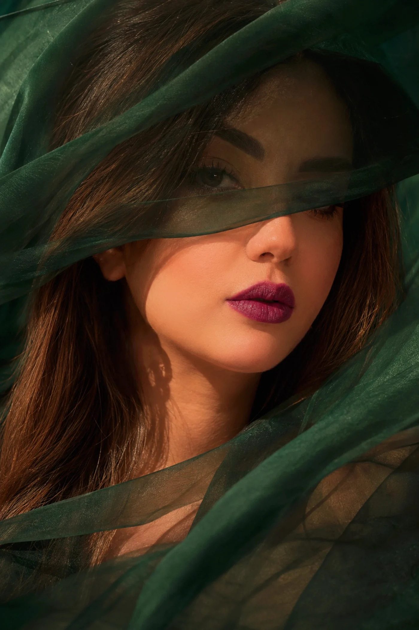 AI-assisted editorial portrait artwork by SORIEL
